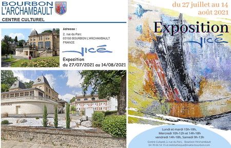 Expo - Bourbon l'Archambault ( Allier ) - été 2021